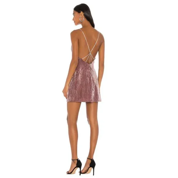 NWT NBD Vika Mini Dress in Mauve | XXS - Picture 3 of 6